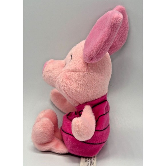 DISNEY Winnie the Pooh's Piglet 9" Sitting Plush Stuffed Toy - Arcotoys … - Picture 3 of 9